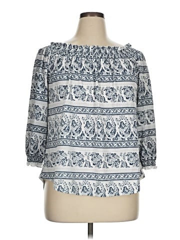 MELLODAY 3/4 Sleeve Blouse (view 1)