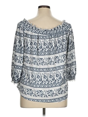 MELLODAY 3/4 Sleeve Blouse (view 2)