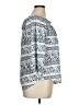 MELLODAY Blue 3/4 Sleeve Blouse Size XL - photo 4