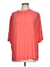 Ellos Orange Short Sleeve Blouse Size L - photo 1