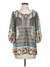Mystree Gray 3/4 Sleeve Blouse Size S - photo 1