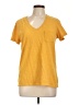 Universal Thread 100% Cotton Yellow Short Sleeve Top Size L - photo 1