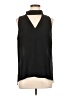 Trouve 100% Polyester Black Sleeveless Blouse Size L - photo 1