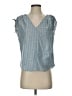 Shore Blue Sleeveless Blouse Size S - photo 1