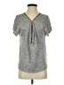 Lavish Gray Short Sleeve Top Size S - photo 1