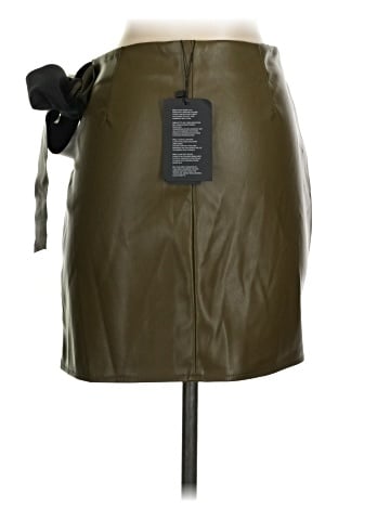 Vero Moda Faux Leather Skirt (view 2)
