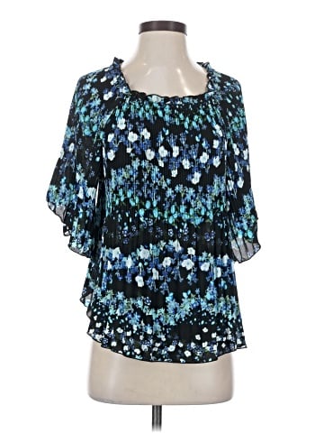 Worthington Short Sleeve Blouse (view 1)