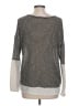 Sun & Moon Stripes Gray Pullover Sweater Size L - photo 2