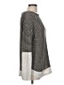 Sun & Moon Stripes Gray Pullover Sweater Size L - photo 4