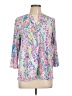 Assorted Brands Pink 3/4 Sleeve Blouse Size L (estimated) - photo 1