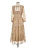 Sincerely Jules 100% Polyester Gold Casual Dress Size M - photo 2