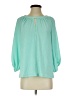 Vince Camuto Teal 3/4 Sleeve Blouse Size S - photo 1