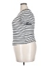 DAZY Silver Short Sleeve Top Size XL - photo 5