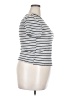 DAZY Silver Short Sleeve Top Size XL - photo 4