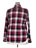 Chaps 100% Cotton Plaid Burgundy Long Sleeve Button-Down Shirt Size XXL - photo 2