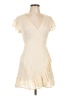 Lagaci 100% Rayon Ivory Casual Dress Size L - photo 1