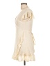 Lagaci 100% Rayon Ivory Casual Dress Size L - photo 5