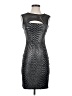 Jump Apparel Metallic Silver Cocktail Dress Size 1 - 2 - photo 1