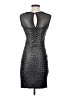Jump Apparel Metallic Silver Cocktail Dress Size 1 - 2 - photo 2