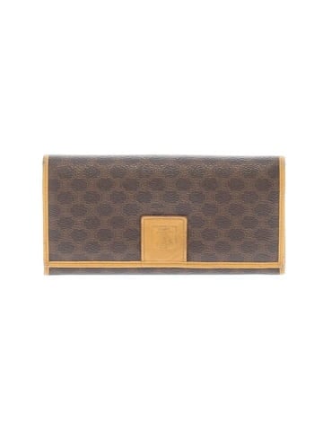Céline Vintage Canvas Macadam Wallet (view 1)
