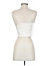 Zara 100% Polyester Ivory Sleeveless Top Size S - photo 2