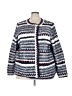 Lane Bryant Print White Jacket Size 26 - 28 Plus - photo 1