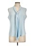 Calvin Klein Blue Sleeveless Blouse Size L - photo 1