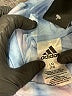 Adidas 100% Polyester Tie-dye Blue Raincoat Size 14 - photo 3
