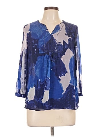 Diane von Furstenberg 3/4 Sleeve Silk Top (view 1)