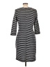 AGB Stripes Gray Casual Dress Size 12 - photo 2
