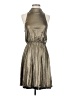 Alice + Olivia Metallic Silver Cocktail Dress Size XS (estimated) - photo 1