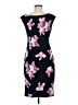 Connected Apparel Floral Black Cocktail Dress Size 8 (petite) - photo 2