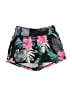 Justice 100% Polyester Tropical Black Shorts Size 5 - 6 - photo 1