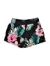 Justice 100% Polyester Tropical Black Shorts Size 5 - 6 - photo 2