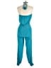 Calypso St. Barth 100% Polyester Solid Teal Jumpsuit Size XS - photo 2