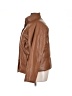 Ci Sono 100% Polyester Solid Brown Jacket Size 1X - photo 5
