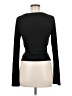 Shein Black Long Sleeve Top Size 6 - photo 2