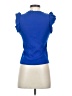 Muse Blue Short Sleeve Top Size S - photo 2