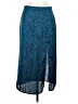 Leith 100% Polyester Animal Print Blue Casual Skirt Size M - photo 1