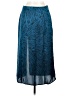 Leith 100% Polyester Animal Print Blue Casual Skirt Size M - photo 2