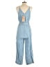 Thread & Supply Solid Blue Jumpsuit Size S - photo 2