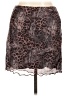 Shein Animal Print Brown Casual Skirt Size L - photo 1