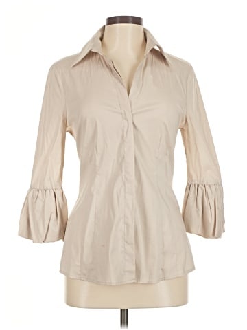 BCBGMAXAZRIA 3/4 Sleeve Button-Down Shirt (view 1)