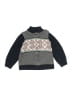Tea 100% Cotton Paisley Black Blue Pullover Sweater Size 2T - 3T - photo 1