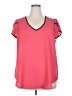 Torrid 100% Polyester Pink Short Sleeve Blouse Size 2X Plus (2) - photo 1