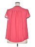 Torrid 100% Polyester Pink Short Sleeve Blouse Size 2X Plus (2) - photo 2