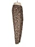 Zara Basic Animal Print Brown Casual Pants Size M - photo 4