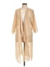 Lularoe 100% Polyester Tan Kimono Size L - photo 1