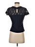 Venus Black Short Sleeve Top Size S - photo 2