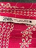 Zara Pink 3/4 Sleeve Button-Down Shirt Size S - photo 7